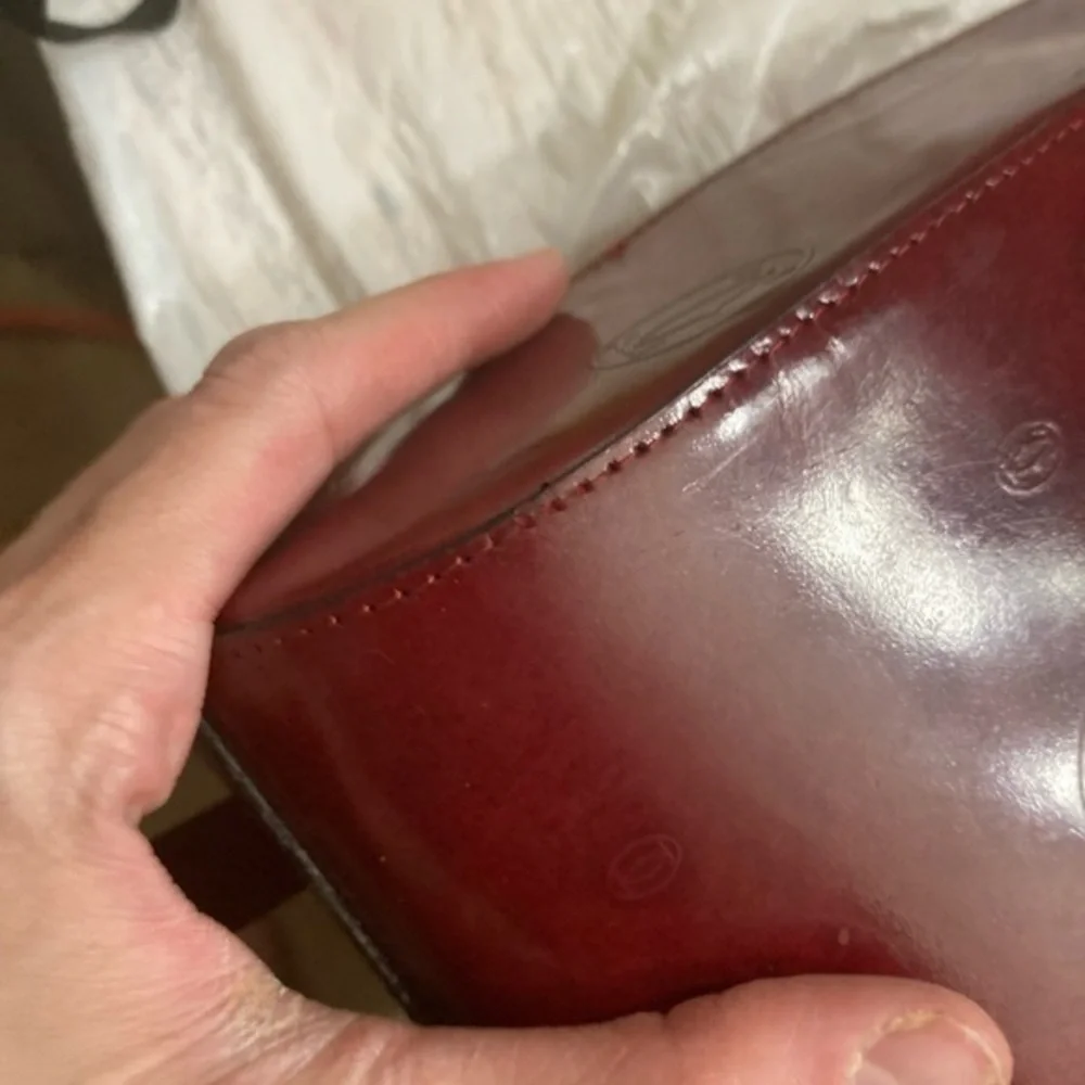 Cartier birthday burgandy vintage backpack